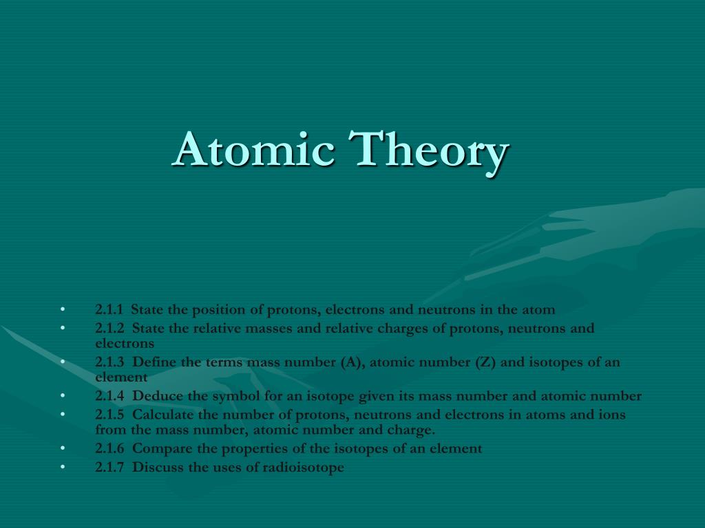 PPT - Atomic Theory PowerPoint Presentation, free download - ID:5880359