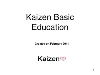 Kaizen Basic Education