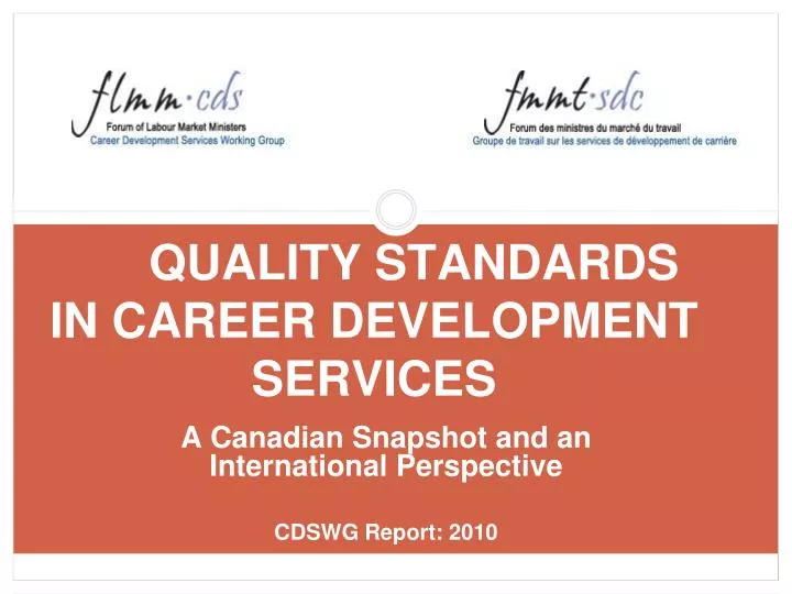 quality standards in career development services