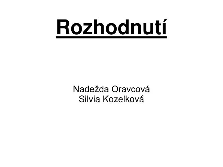 nade da oravcov silvia kozelkov