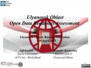 Ulyanovsk Oblast Open Data Readiness Assessment