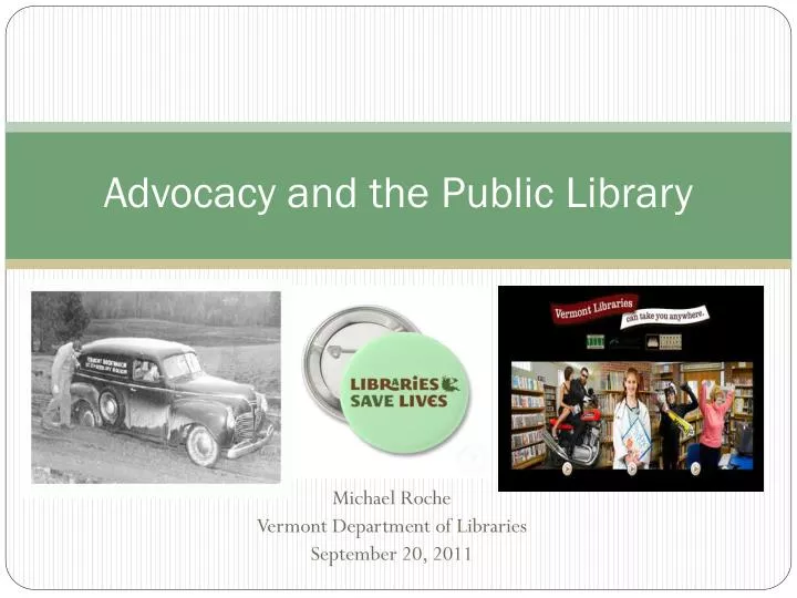 advocacy and the public library