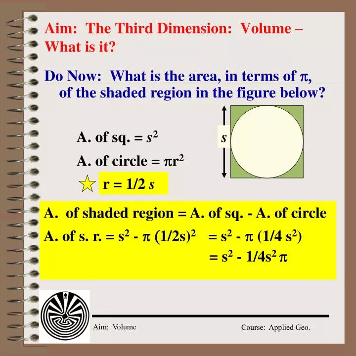 aim the third dimension volume what is it