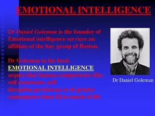 EMOTIONAL INTELLIGENCE