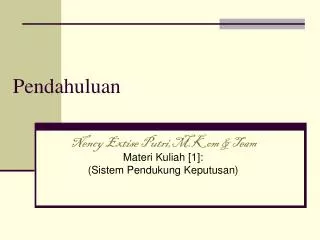 pendahuluan
