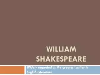 William Shakespeare