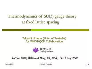 Thermodynamics of SU(3) gauge theory at fixed lattice spacing