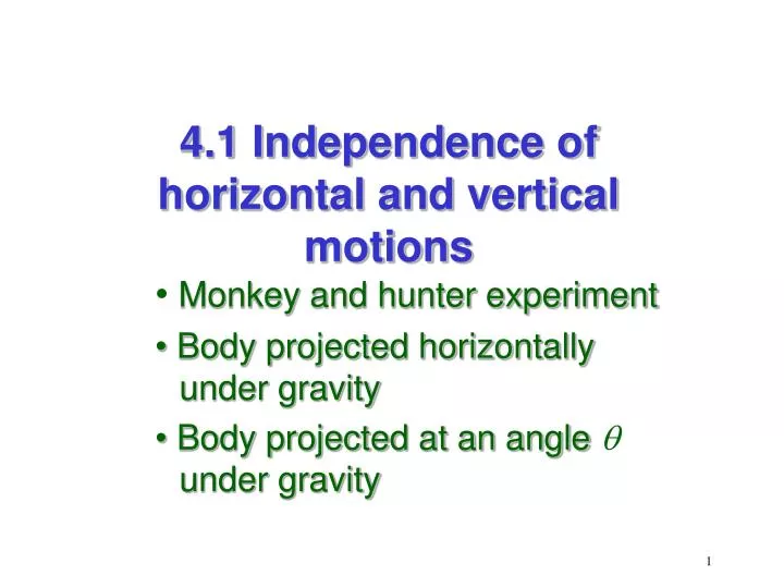 monkey and hunter experiment