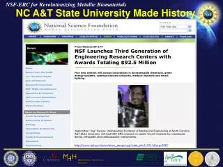 NC A&amp;T State University Made History