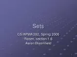 Sets - slide 1