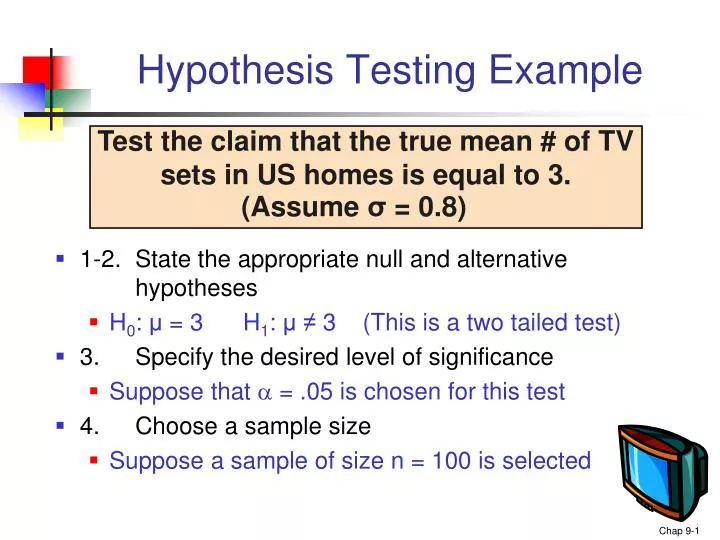hypothesis testing example