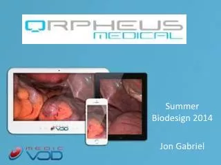 Summer Biodesign 2014 Jon Gabriel