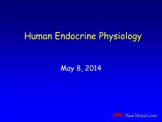 Human Endocrine Physiology
