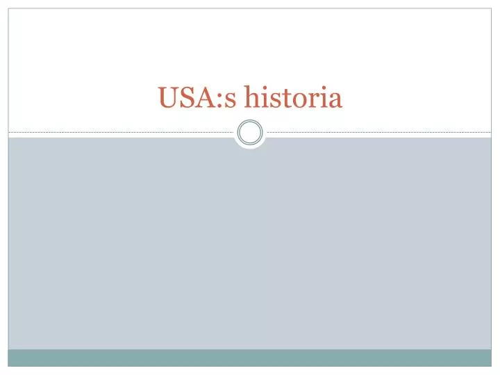 usa s historia