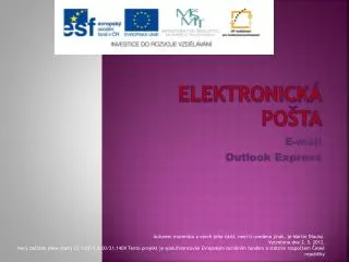 elektronick po ta