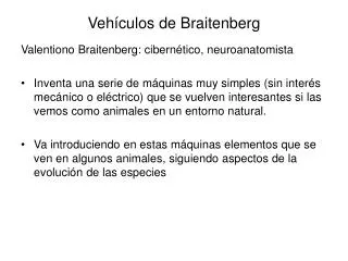 veh culos de braitenberg