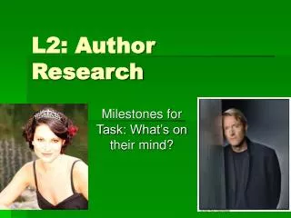 L2: Author Research