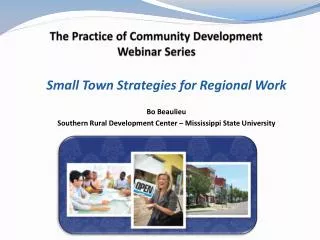 The Practice of Community Development Webinar Series