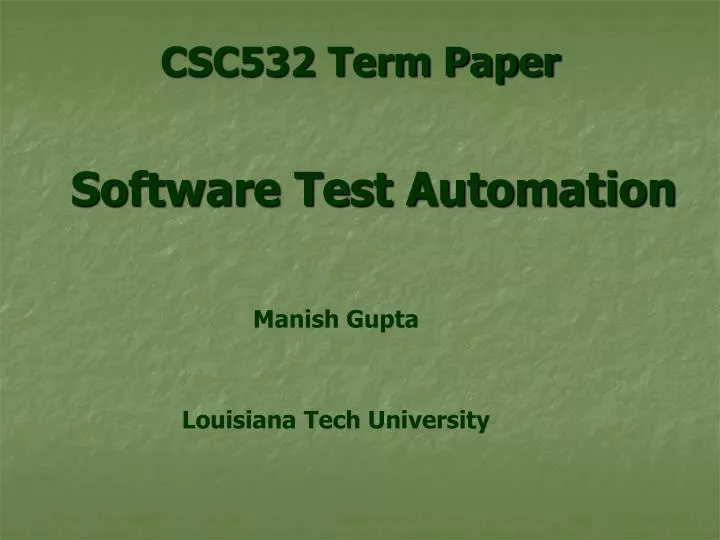 csc532 term paper