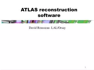 ATLAS reconstruction software