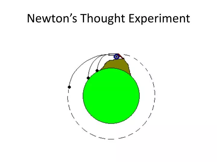 newton s thought experiment