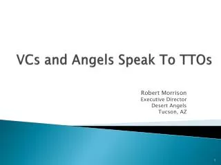 VCs and Angels Speak To TTOs