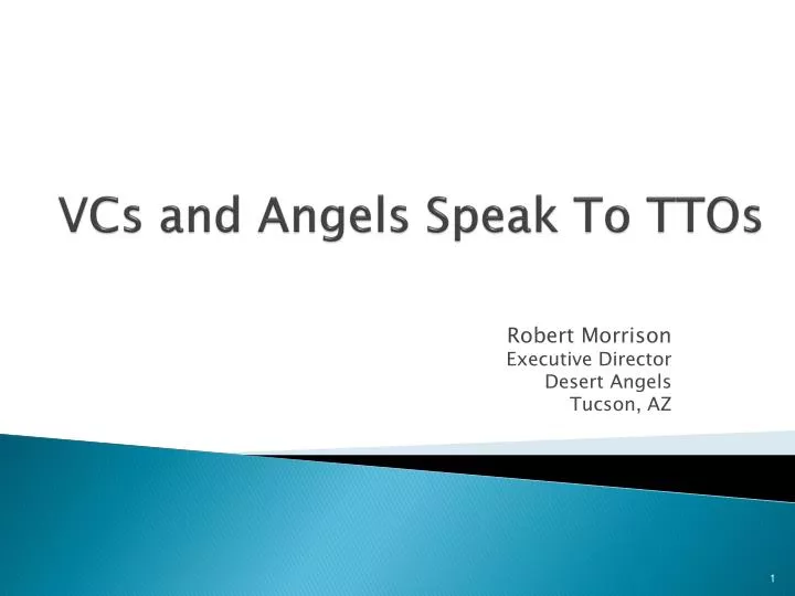 vcs and angels speak to ttos