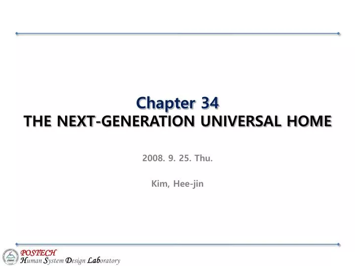chapter 34 the next generation universal home