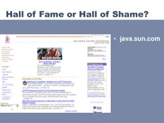 Hall of Fame or Hall of Shame?