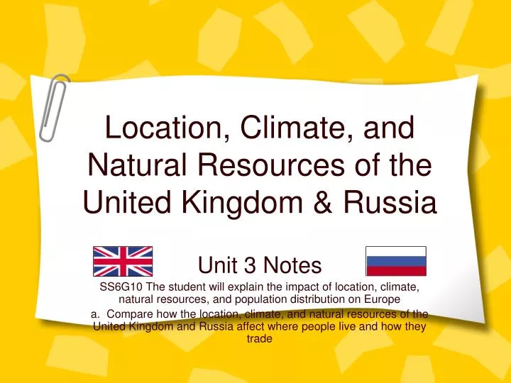 location climate and natural resources of the united kingdom russia