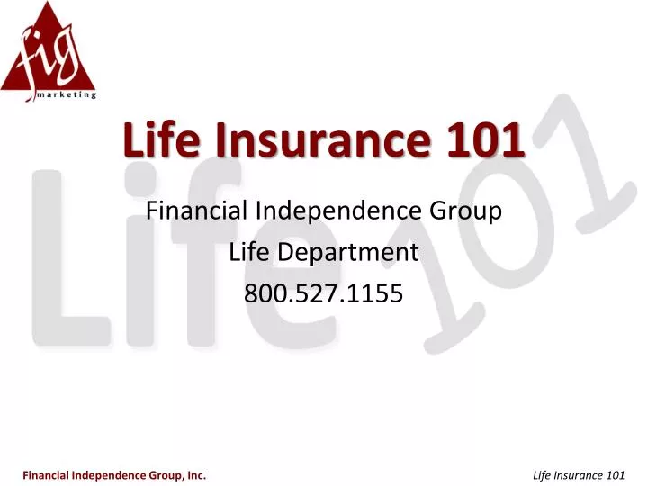 life insurance 101