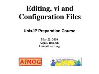 unix ip preparation course may 23 2010 kigali rwanda hervey@nsrc org