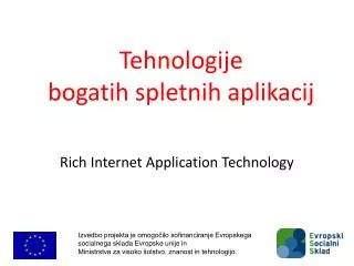 tehnologije bogatih spletnih aplikacij