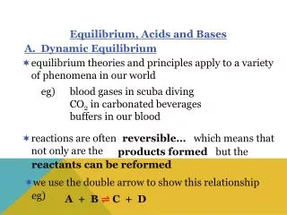 A. Dynamic Equilibrium