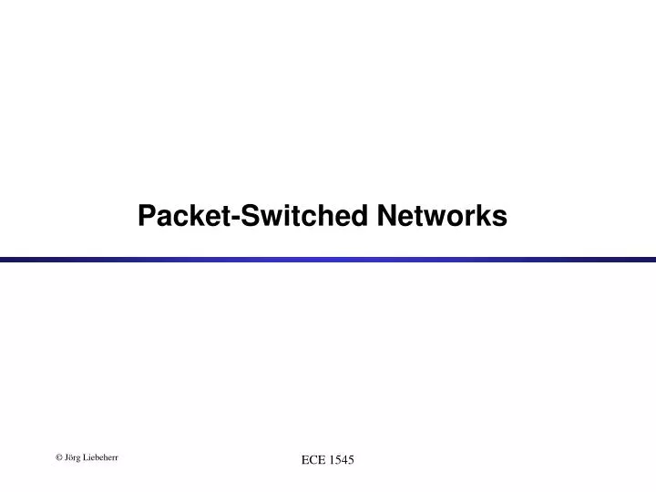 packet switched networks
