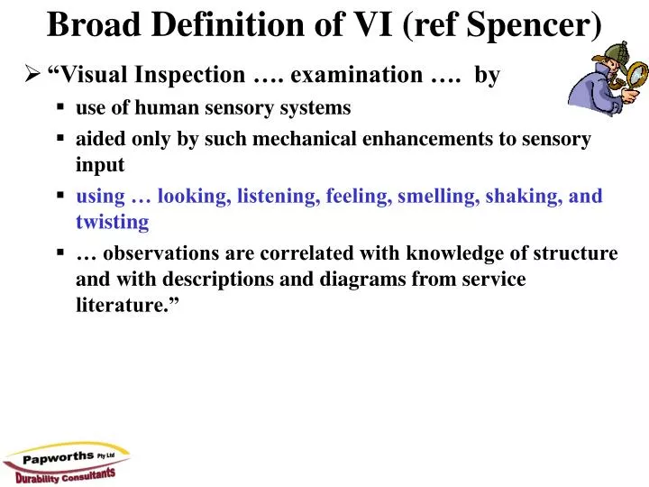 broad definition of vi ref spencer