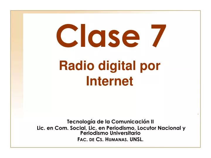 clase 7