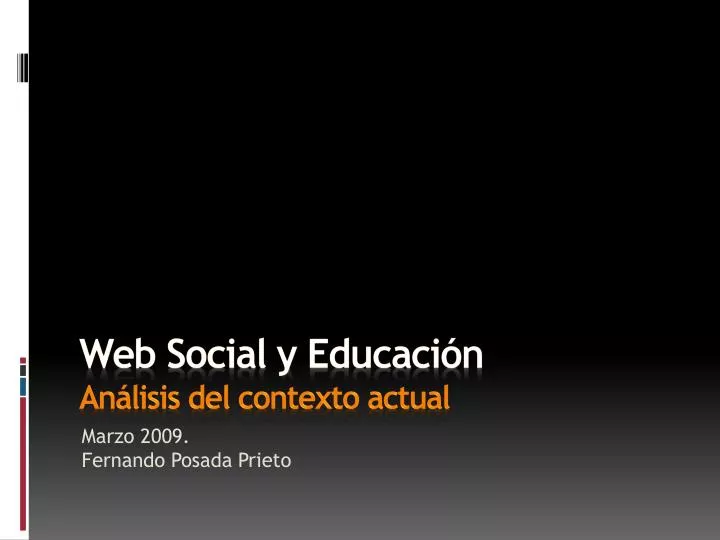 web social y educaci n an lisis del contexto actual