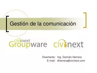 gesti n de la comunicaci n