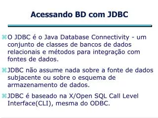 acessando bd com jdbc
