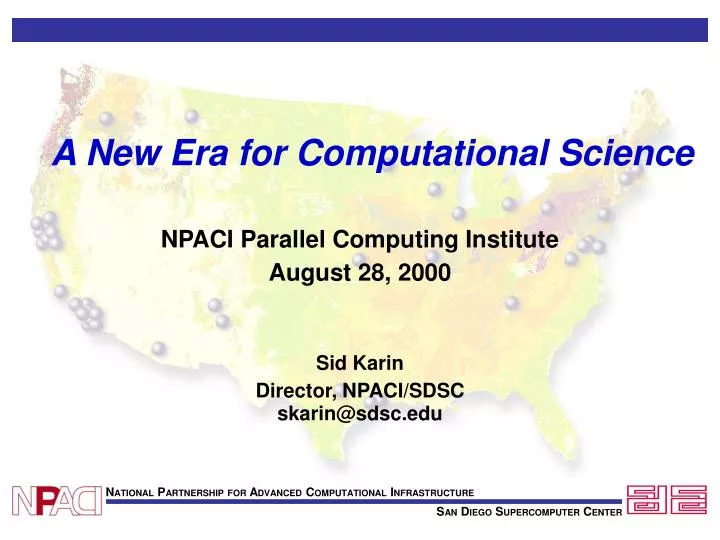 a new era for computational science
