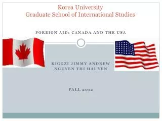 Korea University Graduate School of International Studies