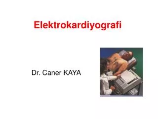 elektrokardiyografi