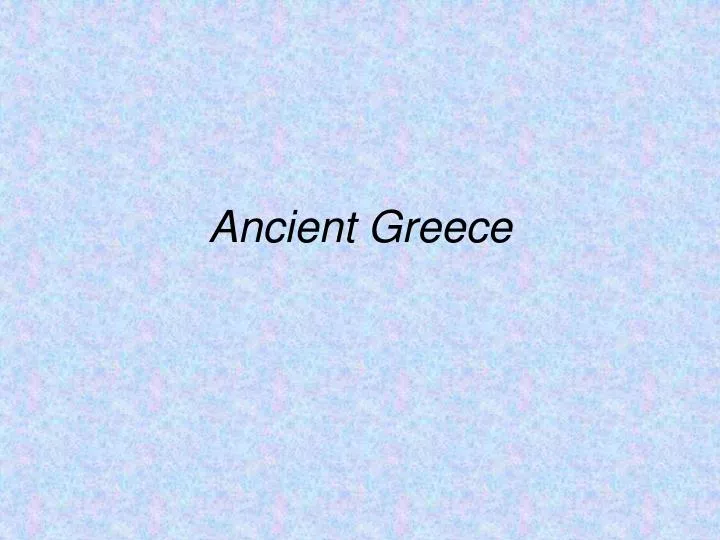 ancient greece