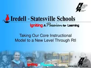Taking Our Core Instructional Model to a New Level Through RtI