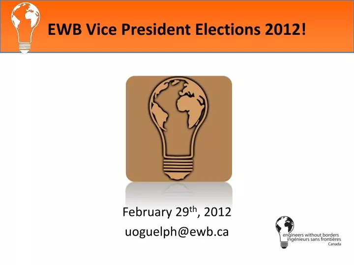 ewb vice president elections 2012