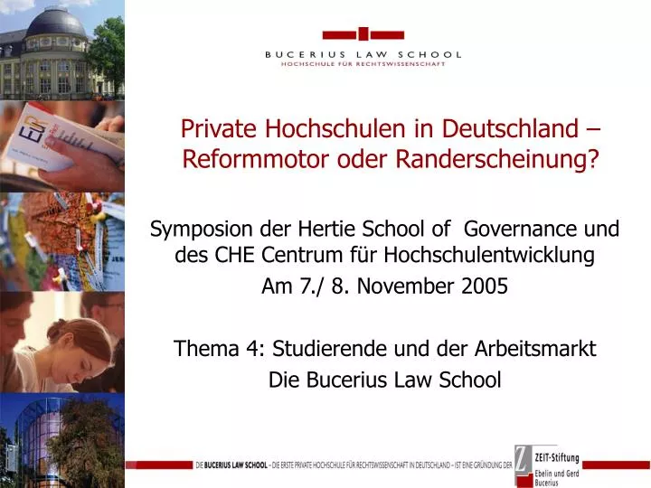 private hochschulen in deutschland reformmotor oder randerscheinung