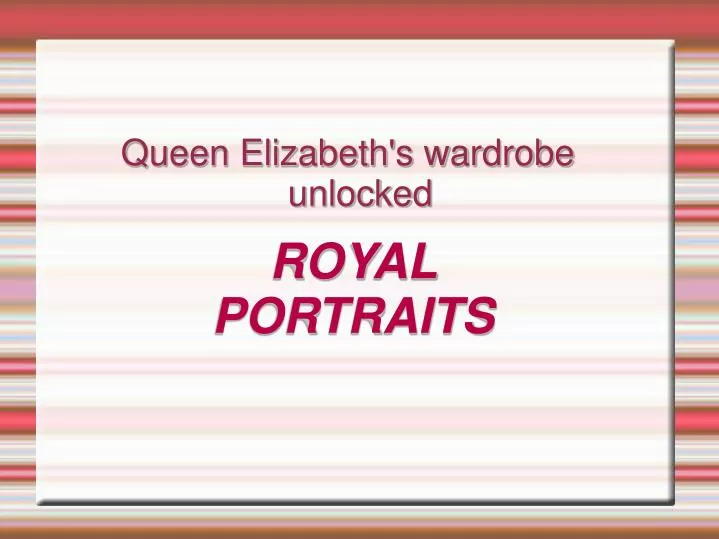 royal portraits