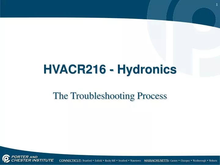 hvacr216 hydronics