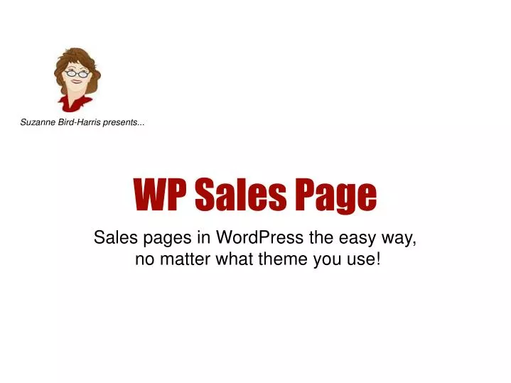 wp sales page